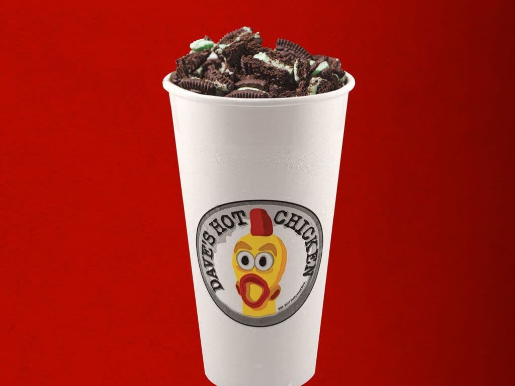 Small Mint Oreo Top Loaded Shake