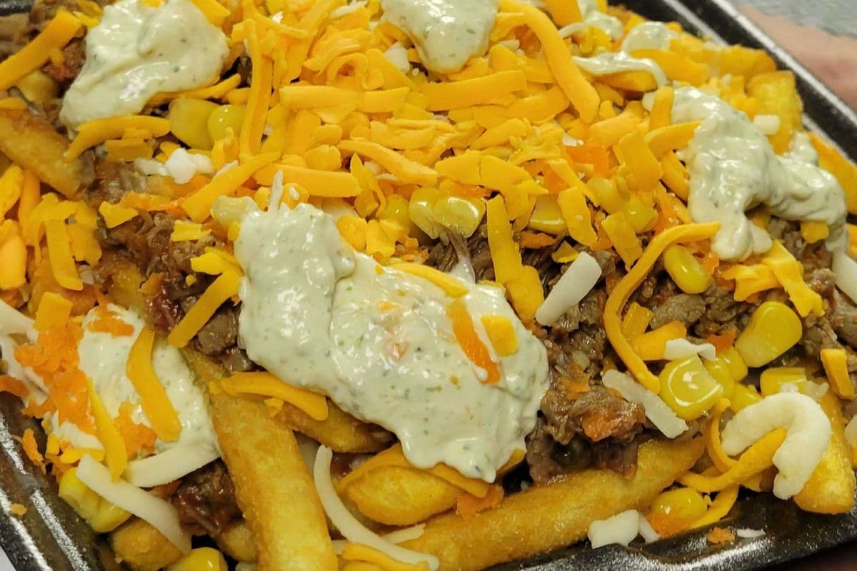 Shredded Beef Latin Poutine