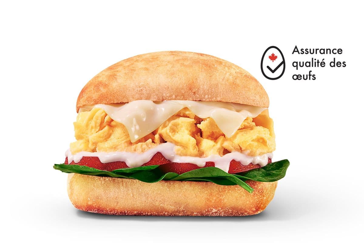 Fromage et œuf (Ciabatta)