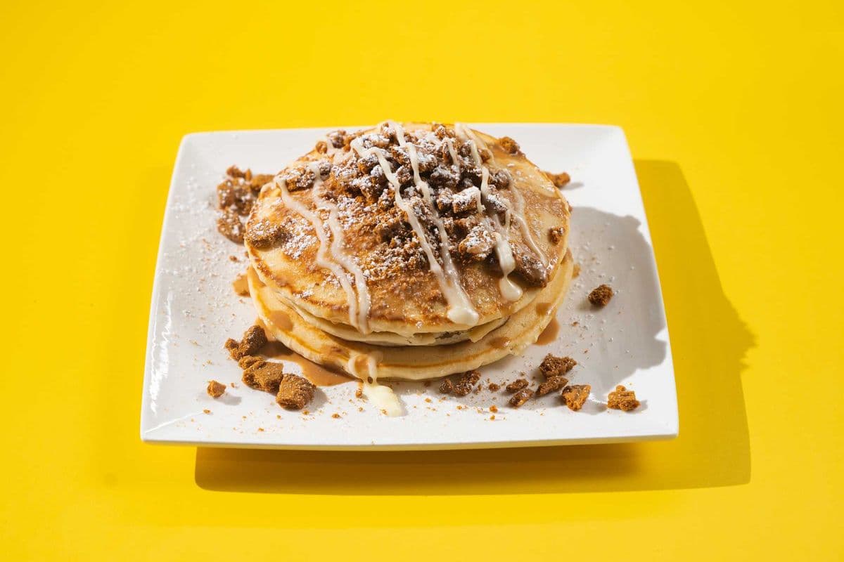 Biscoff Cream Cheese Pancakes