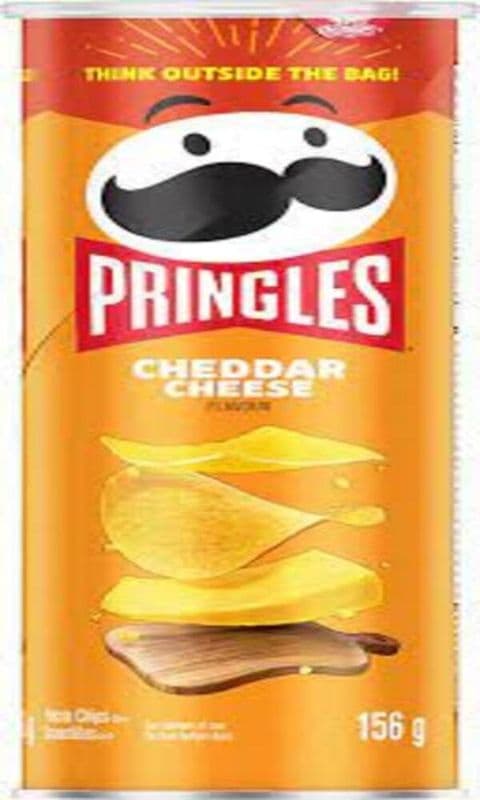 Pringle's Croustilles Fromage Cheddar 156g/ Pringle's Cheddar Cheese Potato Chips 156g