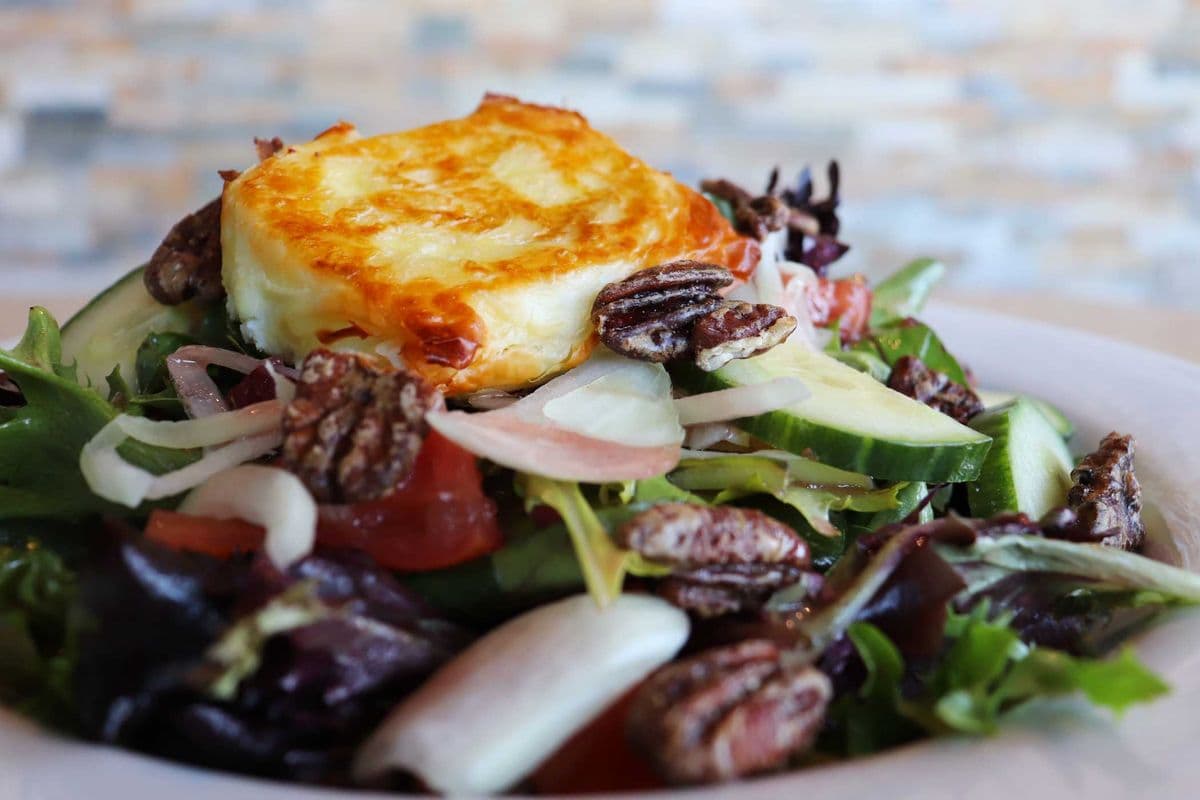 Warm Goats Cheese Salad