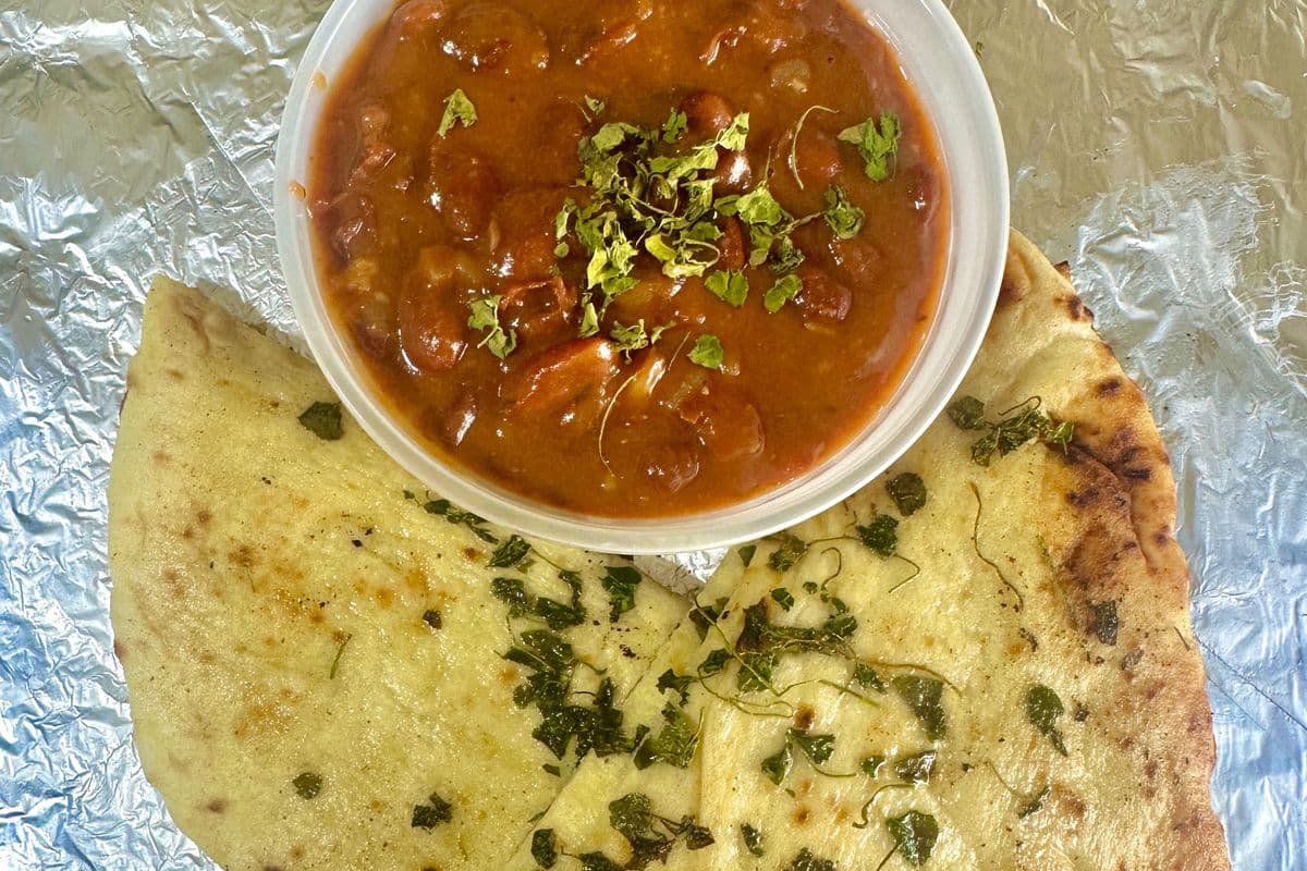 Rajma Masala and 2 Naan (vegan)