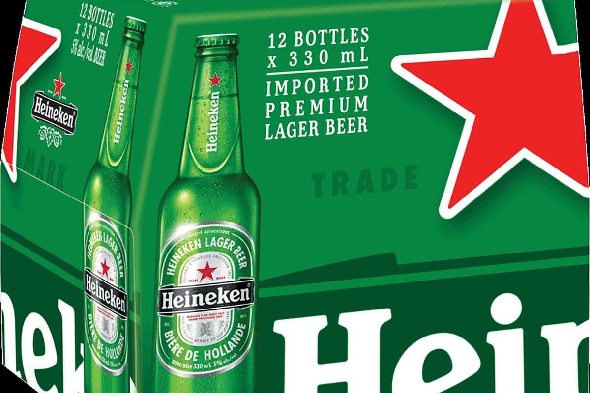 Heineken Lager - 12x330mL Bottles (12 x 330ml)