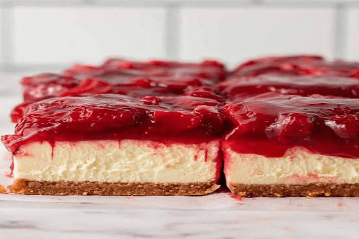 Strawberry Cheese Cake Slice