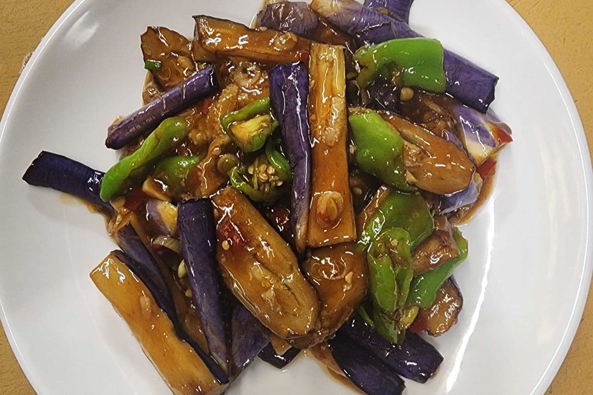 1809. Eggplant with Garlic Sauce