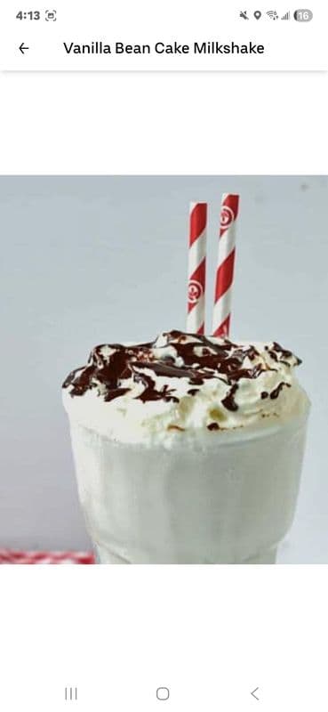 Vanilla Bean Cake Milkshake