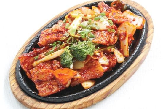 Jeyuk Bokeum (Spicy Pork) 제육볶음