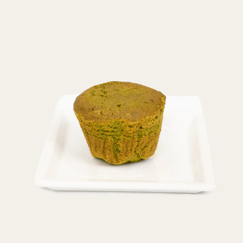 Matcha Muffin with Red Bean