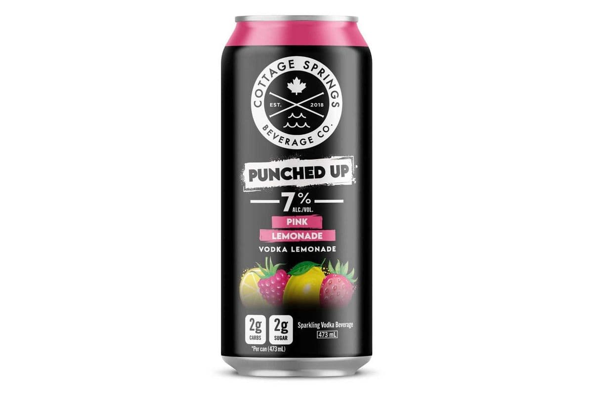 Cottage Springs Punched Up Pink Lemonade 473ml (1 x 473ml)