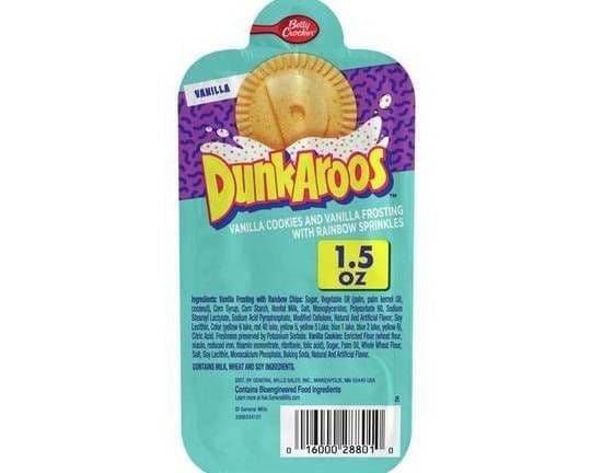 Dunkaroos Biscuit et glacage 28g/ Dunkaroos cookies and frosting 28g 