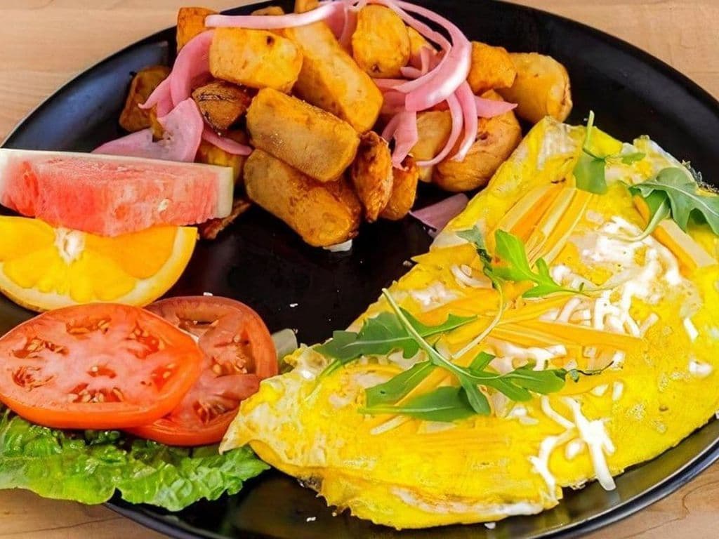 Omelette aux trois fromages / Three Cheese Omelette