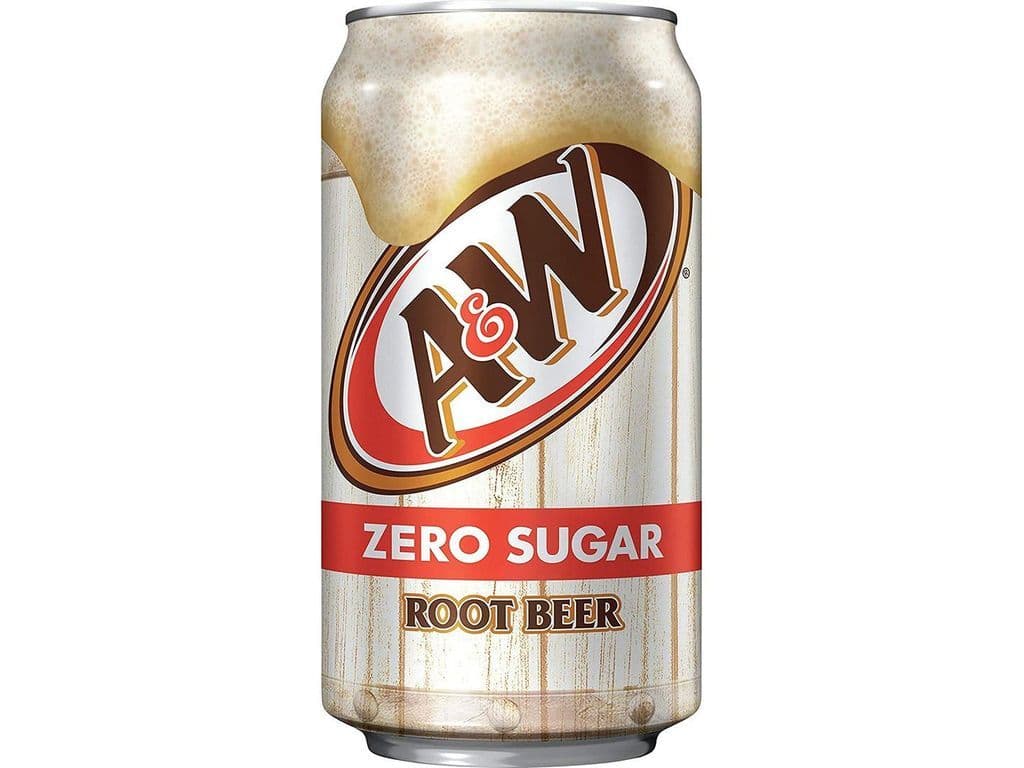 A&W Root Beer Zero Sugar Soda 355ml Drink