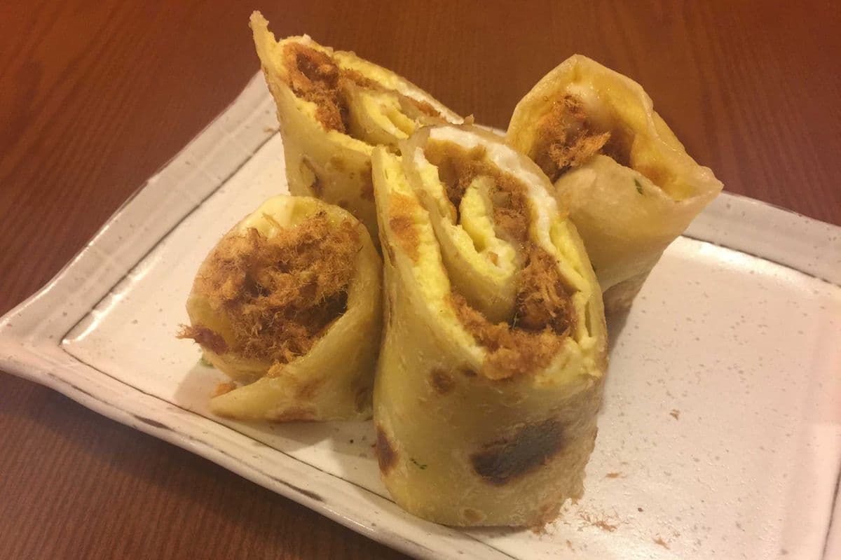 H3) Meat Floss (Pork) Egg Roll (Handmade) 手工肉鬆蛋餅