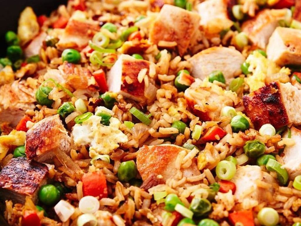 Chicken Fried Rice / Riz frit au poulet