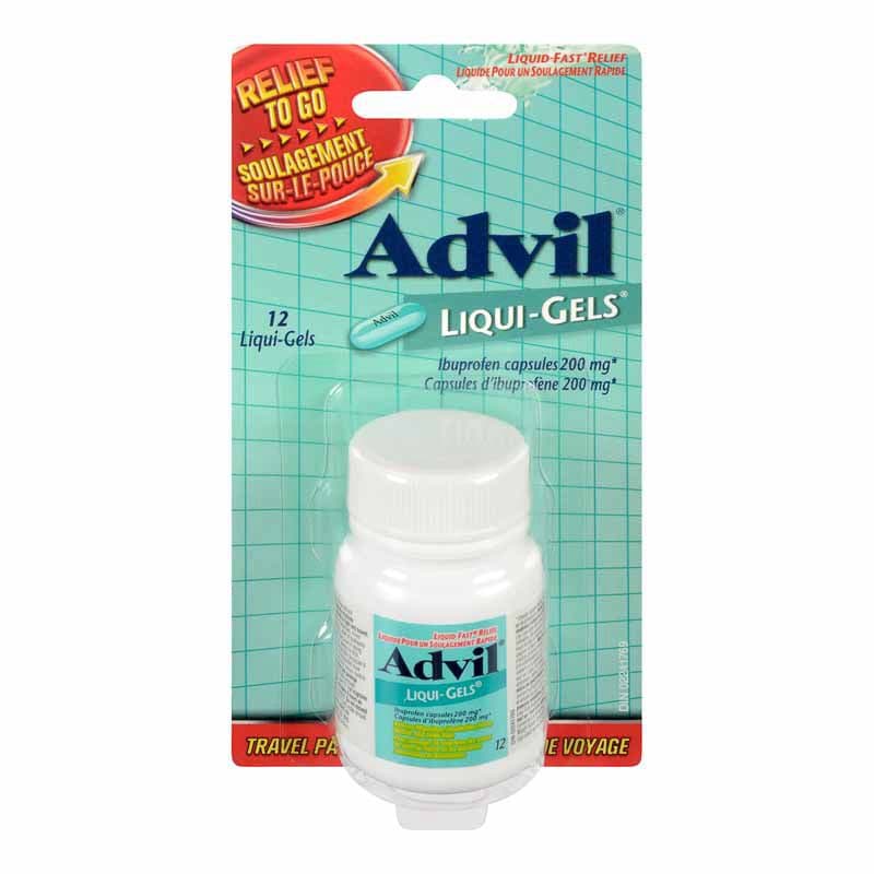 Advil Gels Liquid 12 Capsules/ Advil Liquid Gels 12 Capsules