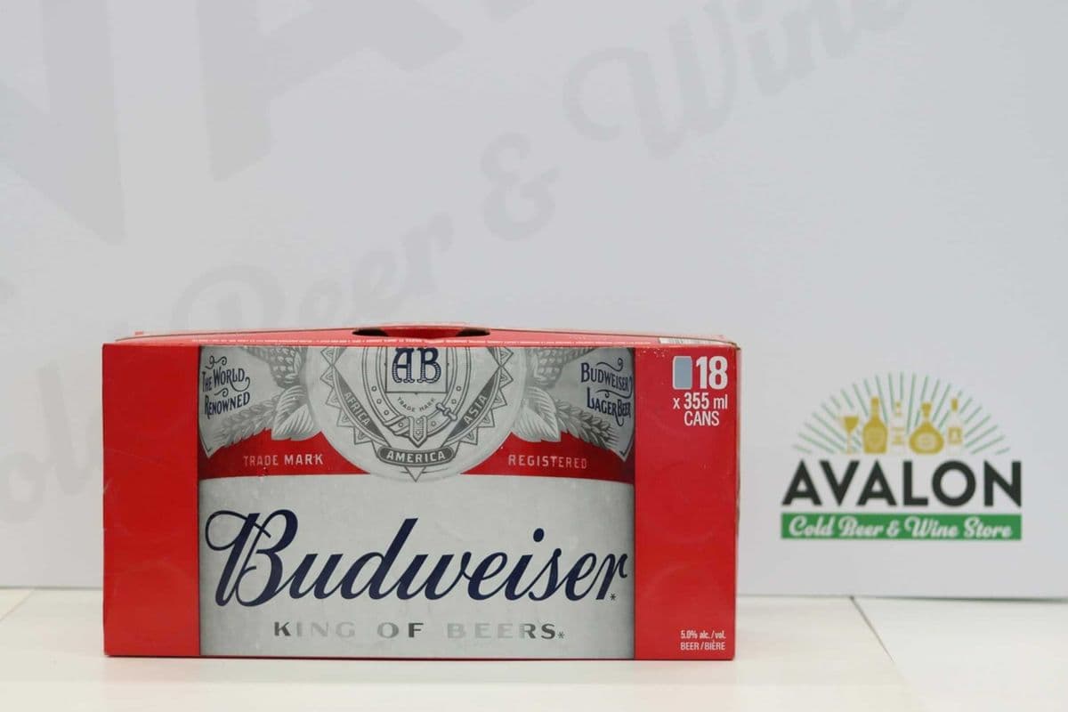 Budweiser 18pk Can (18 x 355ml)