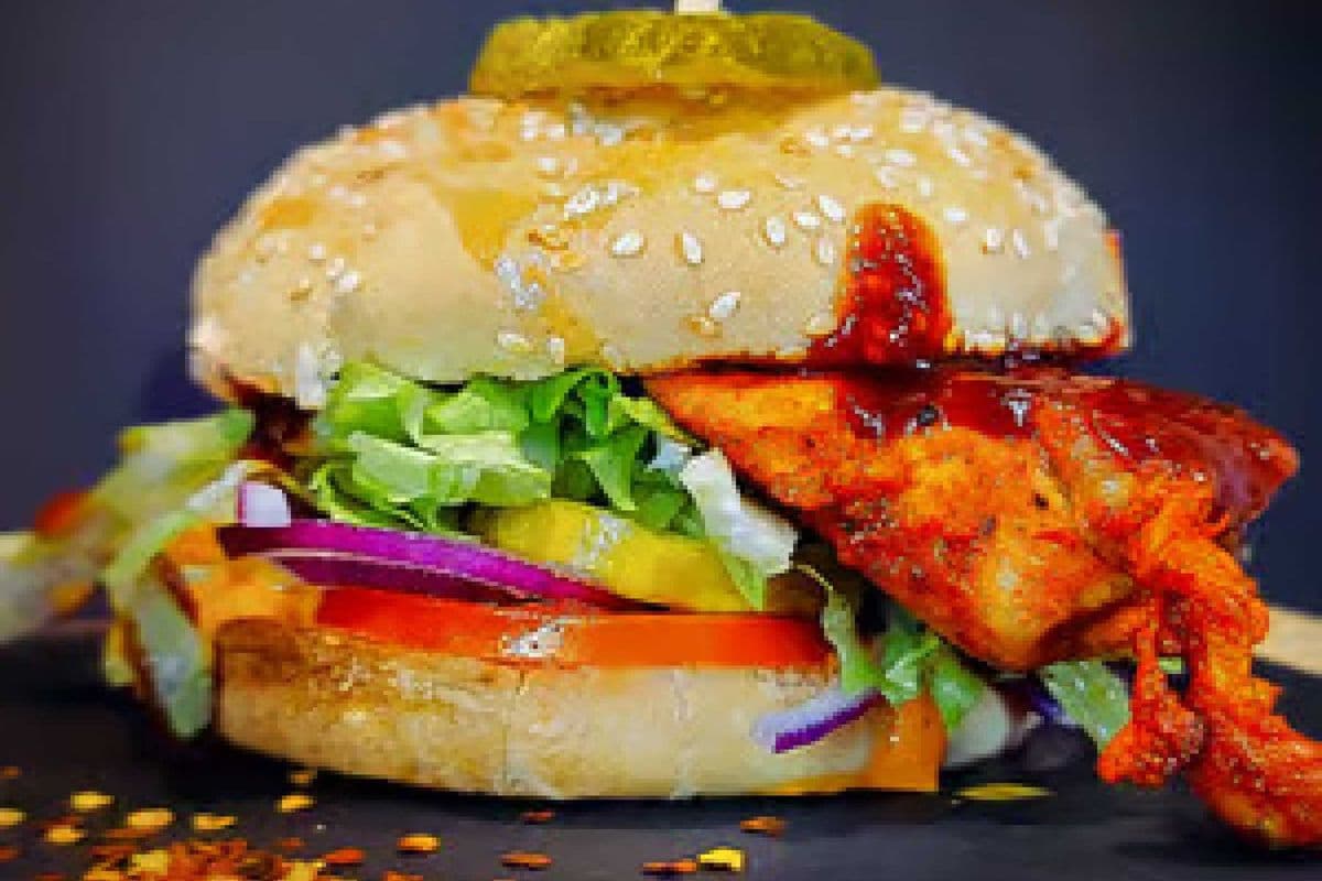 Barbeque Grilled Chicken Burger
