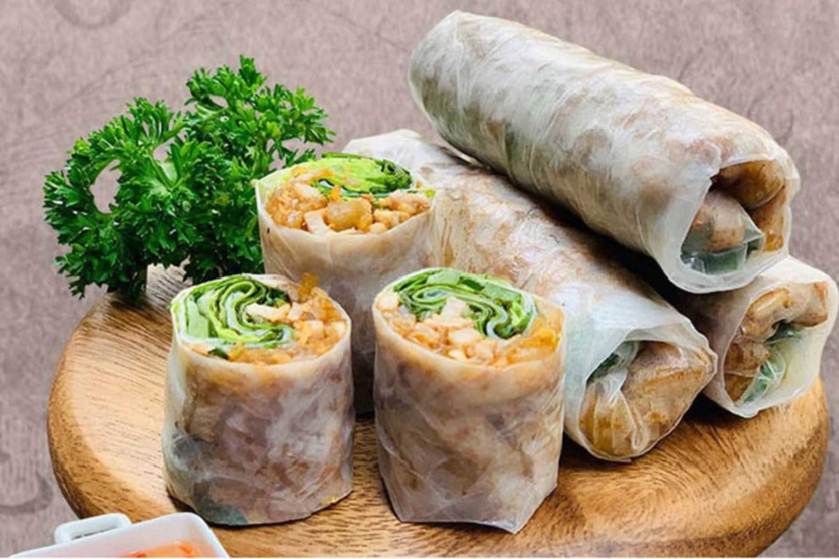 VG 02. Vegetarian Fresh Rolls - Goi Cuon (2 rolls)
