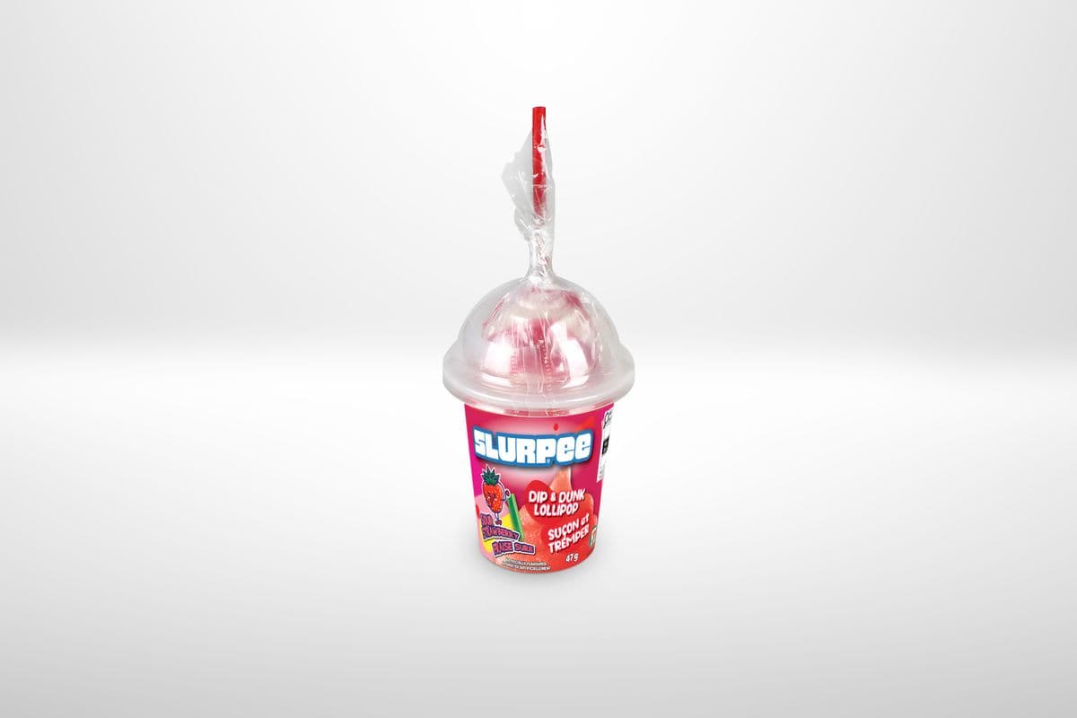 Slurpee Dip & Dunk Lollipop - Sour Strawberry (47 g)