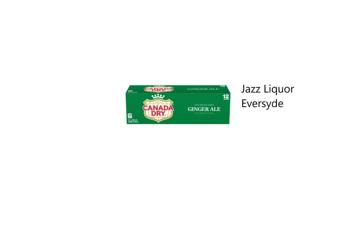 CANADA DRY GINGER ALE 12 CANS (12X355ML)