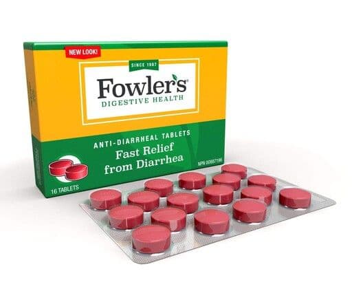 Fowler's Anti-Diarrheal Tablets (16 tablets)