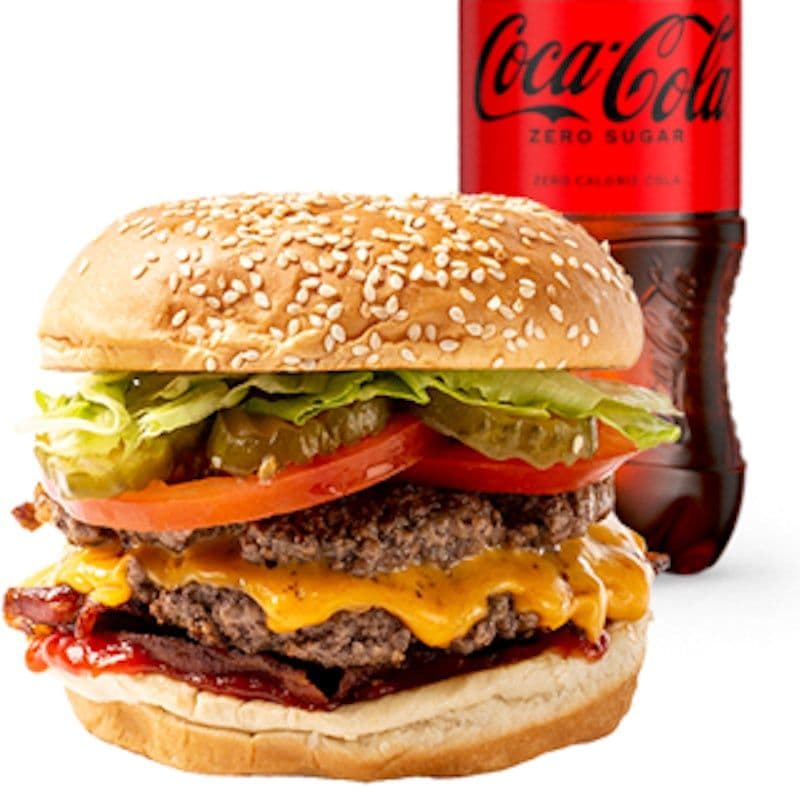 Coca-Cola Exclusive Bacon Cheeseburger Bundle