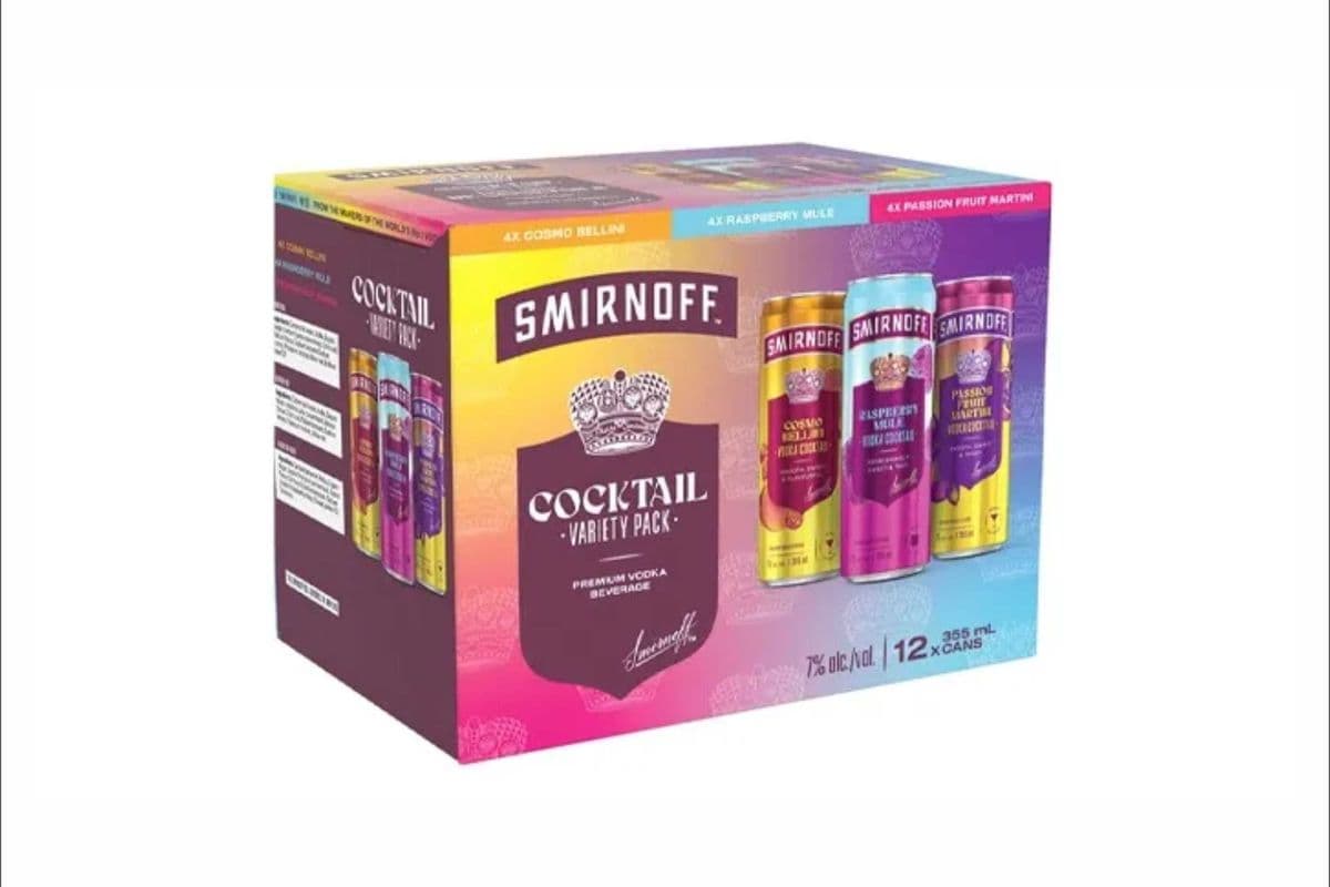 Smirnoff Cocktail Collection 12 Can Pack (12 x 355ML)