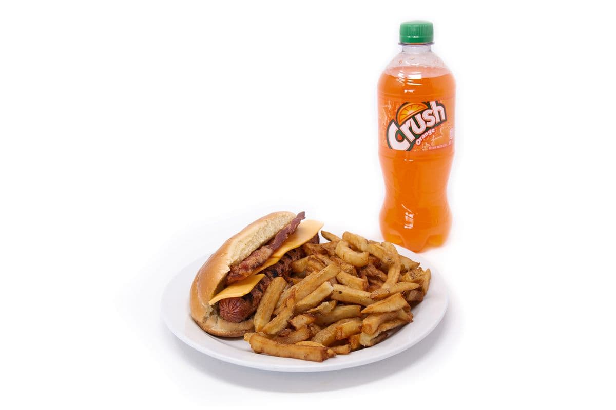 Bacon Cheese Dog Combo