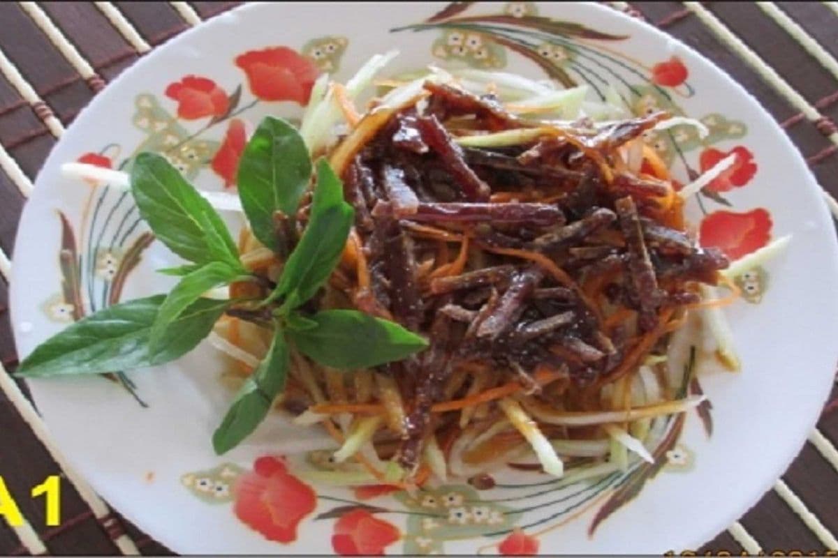A1. Beef jerky salad