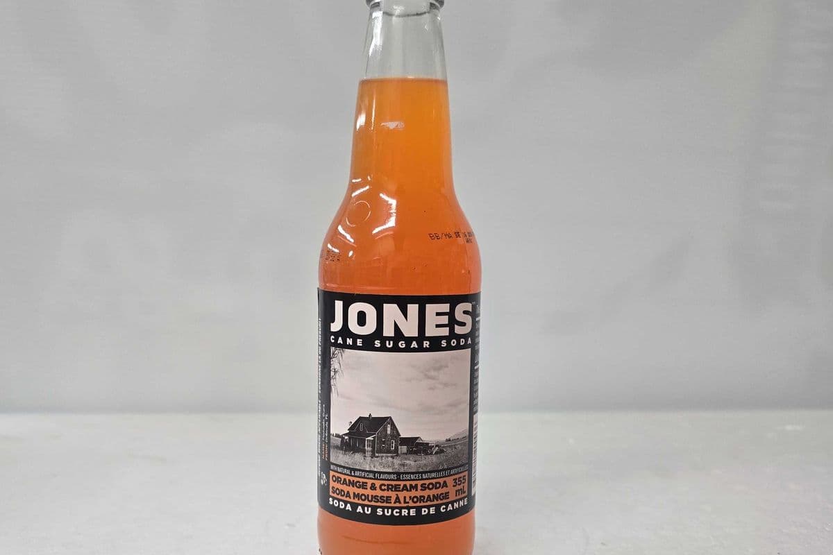 Jones orange and cream soda 355ml (355ml)