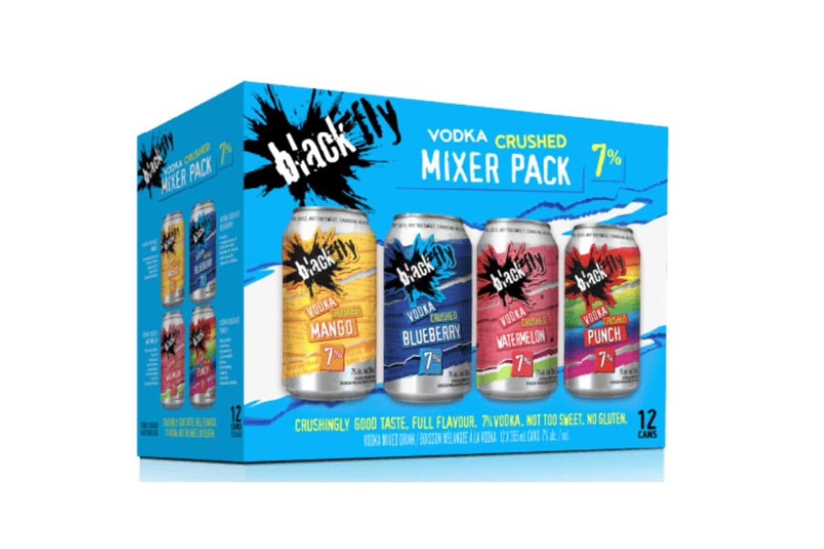 Black fly Vodka Crushed Mixer (12 x 355ml )