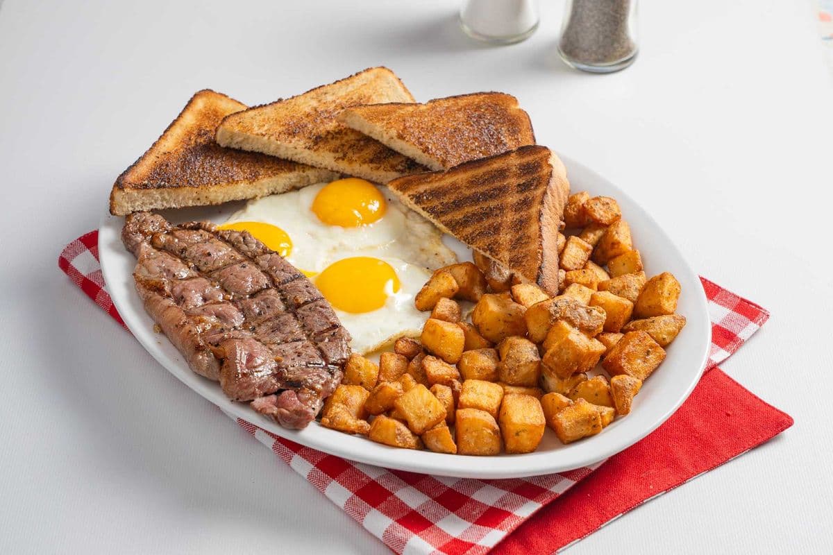 Eggs and Steak (8 oz)