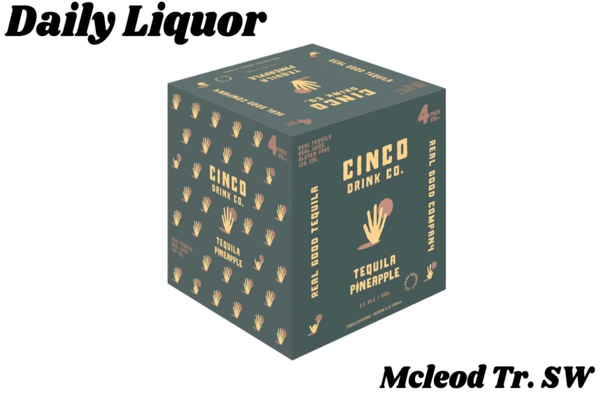 CINCO TEQUILA PINEAPPLE 4 PKC (1 x 4 CANS)