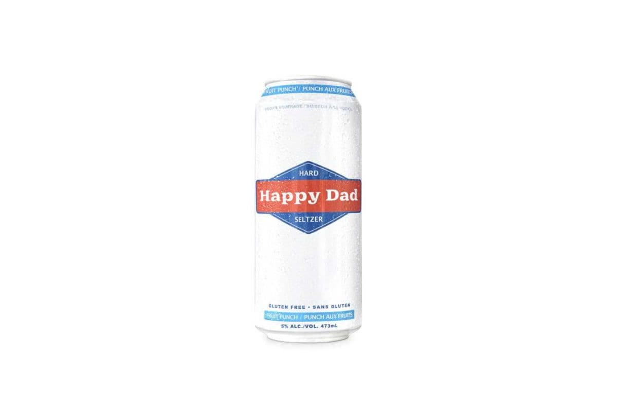 Happy Dad Hard Seltzer Fruit Punch (Single) (1 x 473ML)