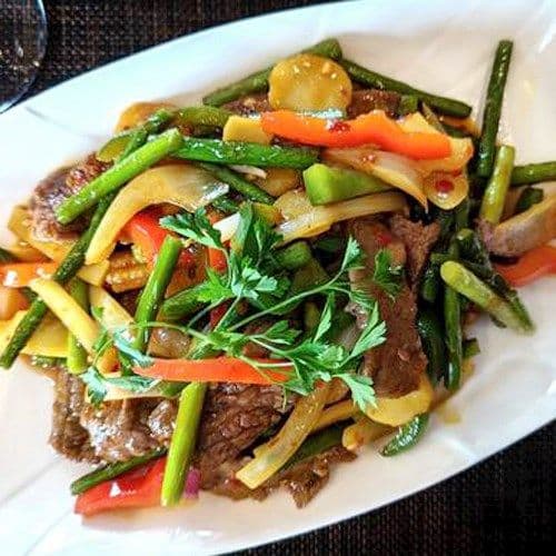 Bœuf Mongolien avec riz / Mongolian Beef with Rice