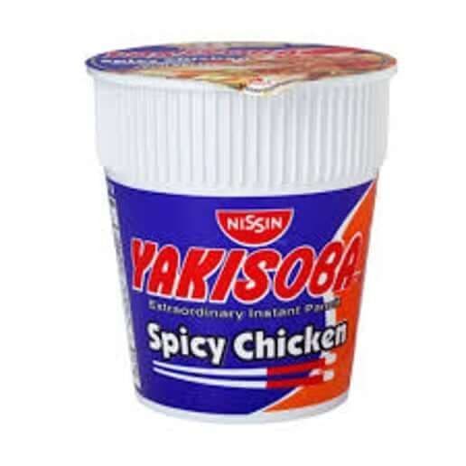 Nissin Inst Noodle Cup Yakisoba Spicy Chicken 77g