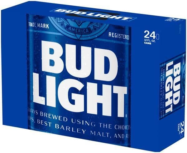 Bud Light 24 CAN (24 x 355 ml cans)
