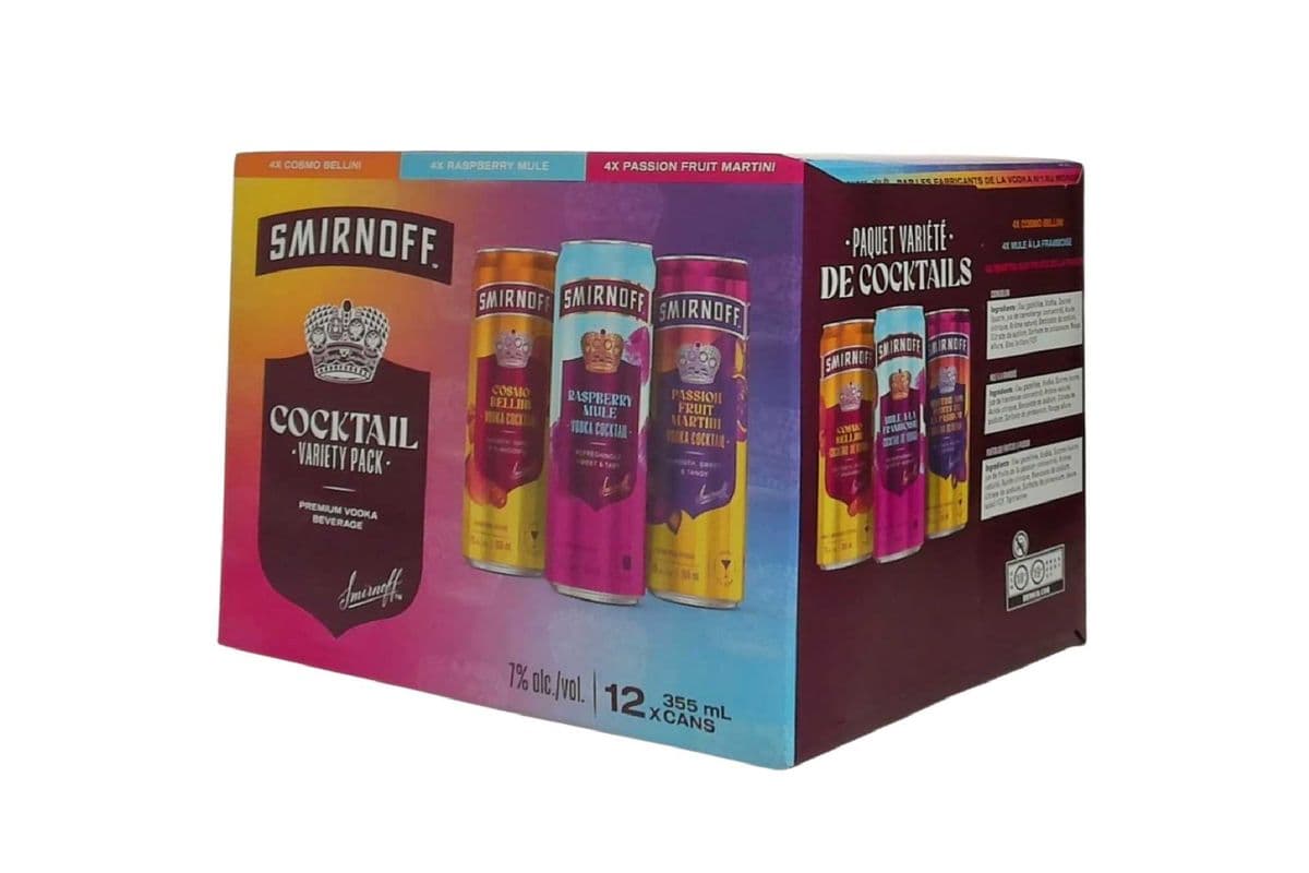 Smirnoff Cocktail Variety Pack-12PK (12 x 355ml)