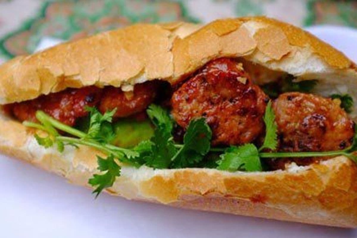 3. BBQ Ground Pork Sandwich / Bánh Mì Nem Nướng