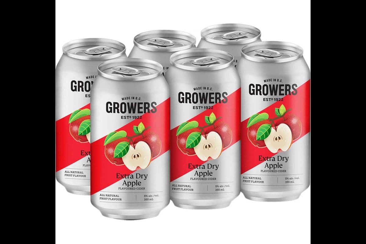 GROWERS CIDER EXTRA DRY APPLE (6 x 355ML CANS) (6 x 355ML)