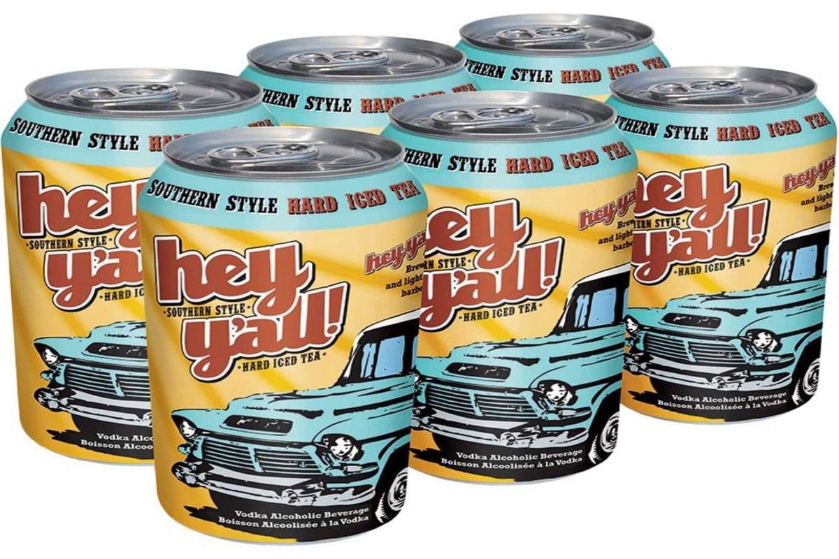 Hey Y" All Southern Style Hard Iced Tea (6 x 355 ml)