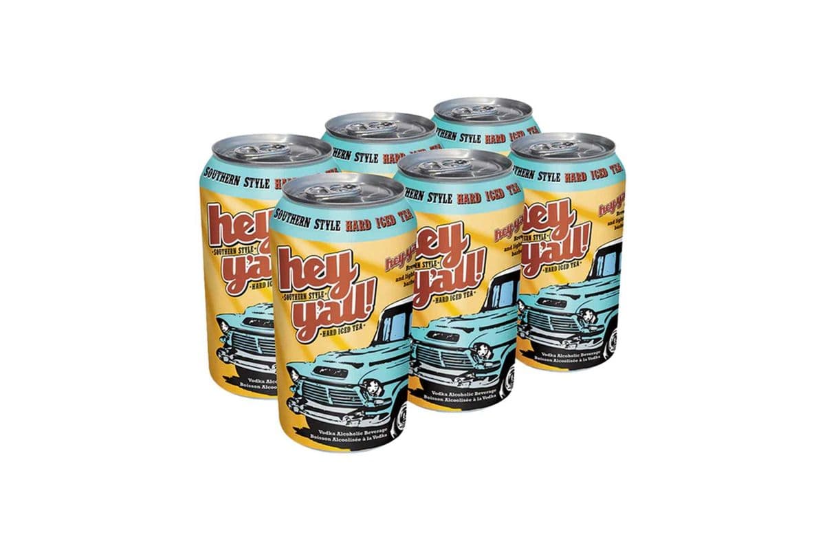 Hey Y'all - Hard Iced Tea (6 x 355 ml)