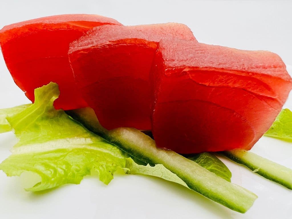 1. MAGURO S Thon / Tuna Sashimi (3mcx/3pcs no riz/ without rice)