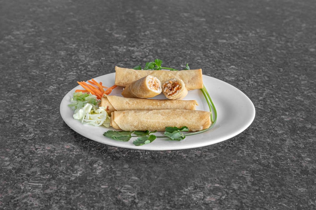 1. Deep Fried Pork Spring Roll (Four Pieces)