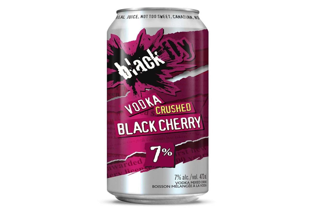 BLACK FLY VODKA CRUSHED BLACK CHERRY (1 x 473 ML)