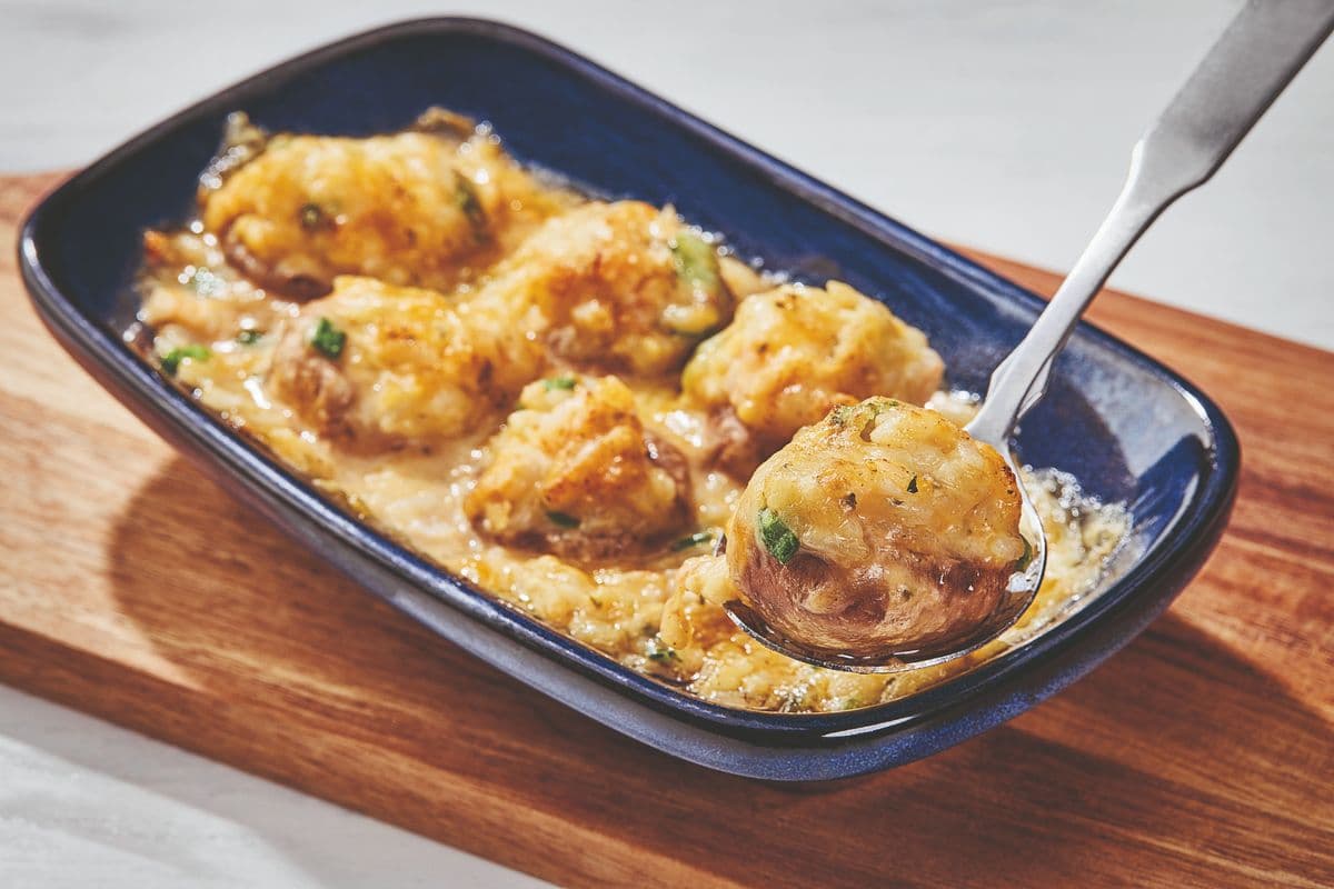 Seafood-Stuffed Mushrooms