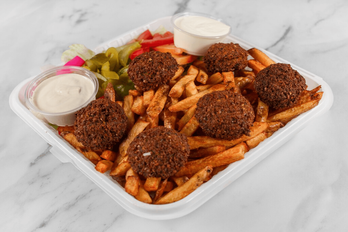 Falafel Fries Plate