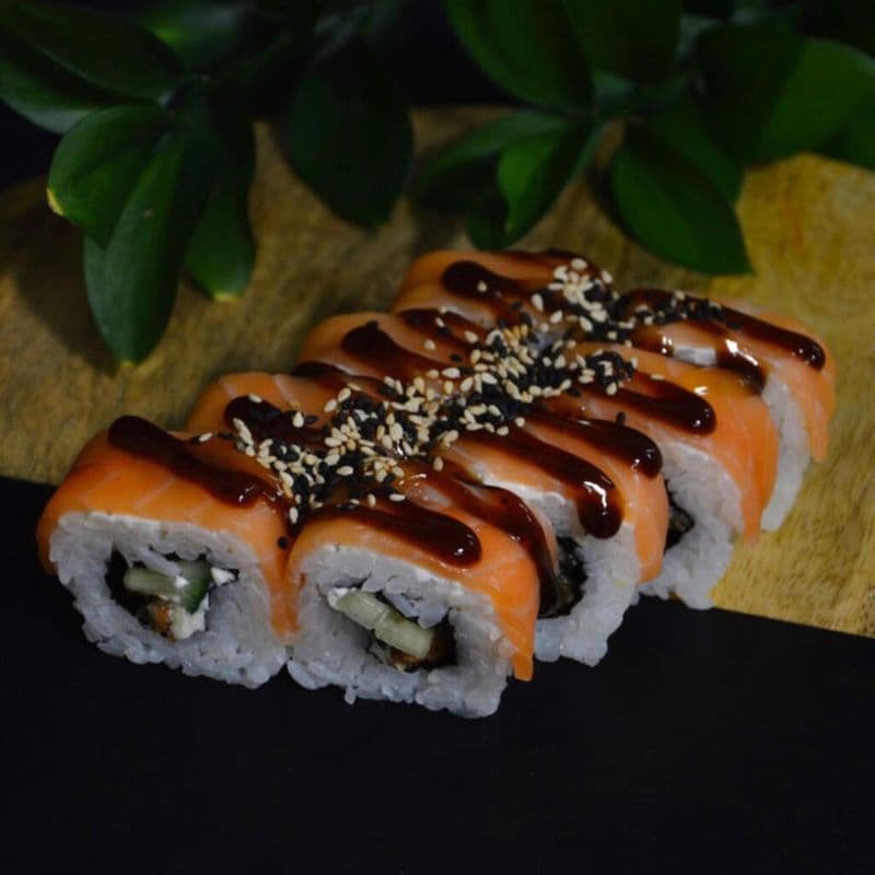 Red Dragon with Salmon and Eel
