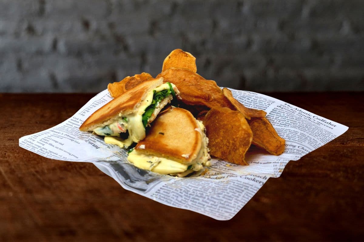 Spinach and Asiago Grilled Cheese Sandwich